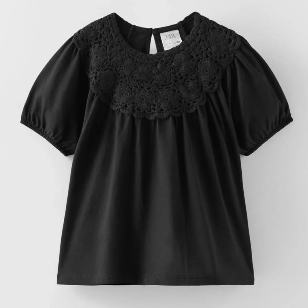 Zara Mixed Crochet Top
